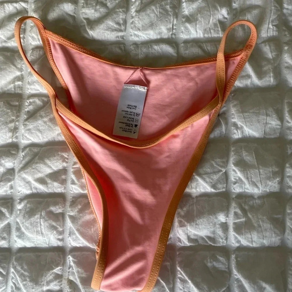 L*Space pink high waist Tommy bikini bottom - Picture 4 of 8